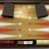 Tournament Backgammon Game - 1973 - E.S. Lowe - Very Good Condition