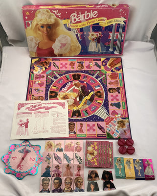 Barbie Queen of the Prom Game - 1991 - Mattel - Good Condition
