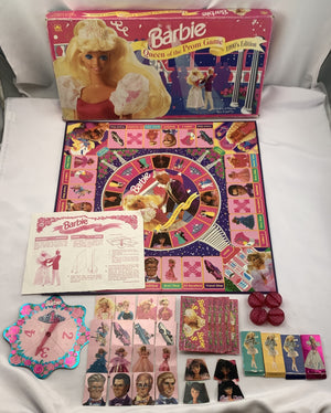 Barbie Queen of the Prom Game - 1991 - Mattel - Good Condition