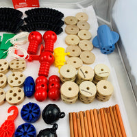 Tinker Toys Mega Construction Set - 2004 - Great Condition