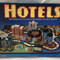 Hotels Board Game - 1987 - Milton Bradley - Great Condition
