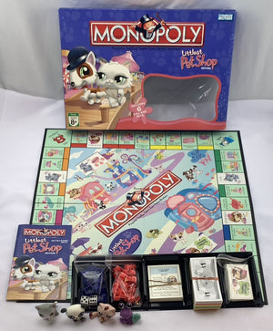 Littlest Pet Shop Monopoly - 2007 - Hasbro - Good Condition