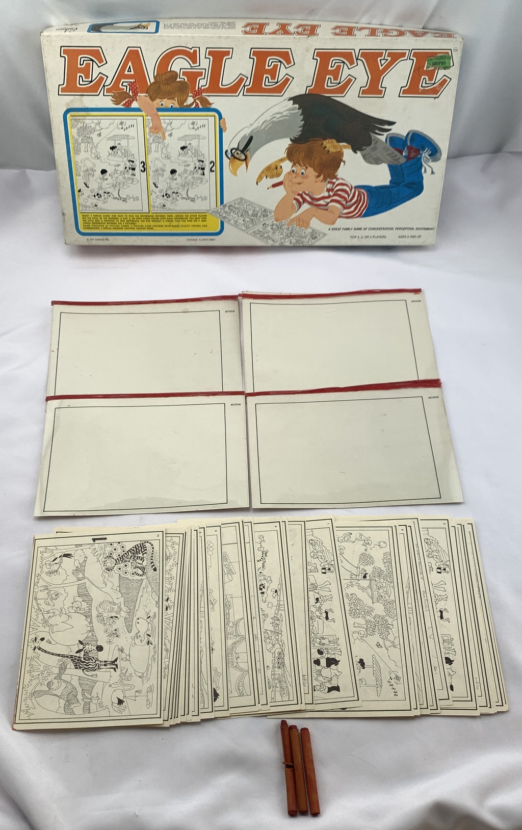 Eagle Eye Board Game - 1977 - Cadaco - Great Condition