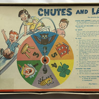 Chutes and Ladders Game - 1960 - Milton Bradley - Good Condition