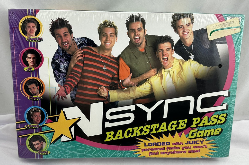 N Sync Backstage Pass Game - 2000 - Patch - New/Sealed