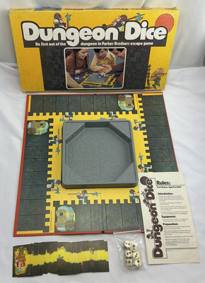 Dungeon Dice Game - 1977 - Parker Brothrs - Great Condition