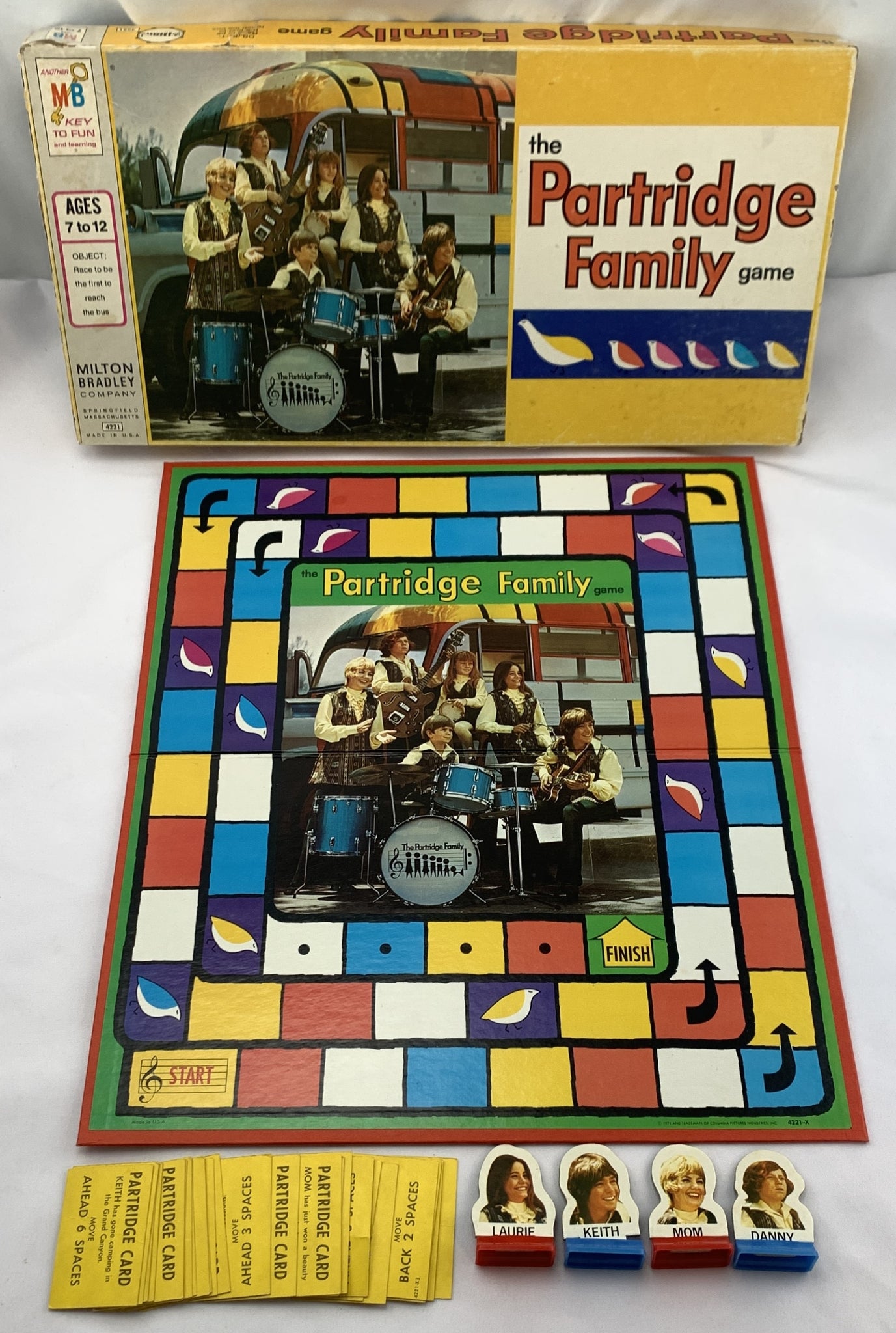 Partridge Family Game - 1971 - Milton Bradley - Good Condition | Mandi ...