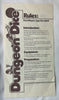 Dungeon Dice Game - 1977 - Parker Brothrs - Great Condition