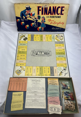 Finance and Fortune Game - 1936 - Parker Brothers - Good Condition