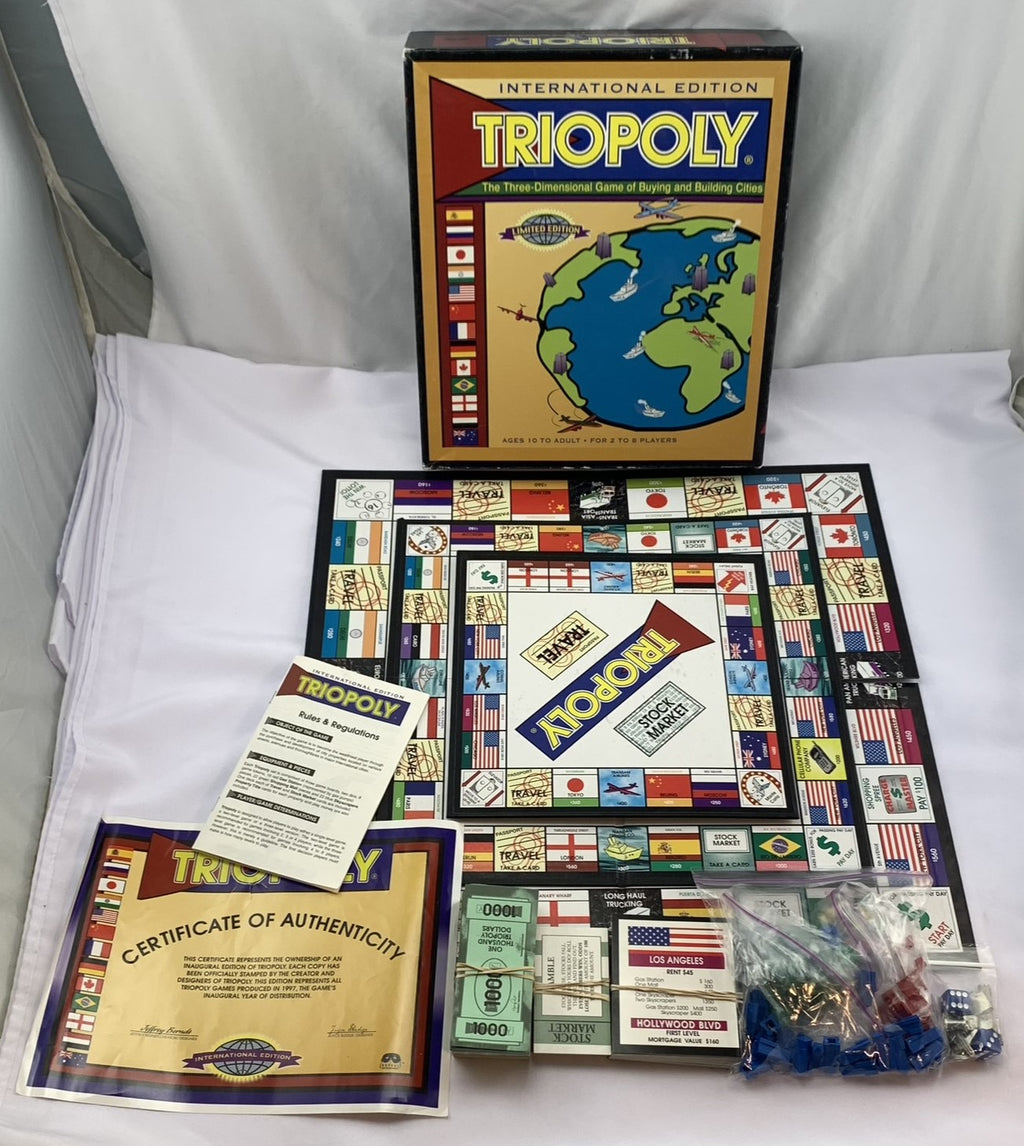 Triopoly Board Game - Reveal Entertainment - Great Condition