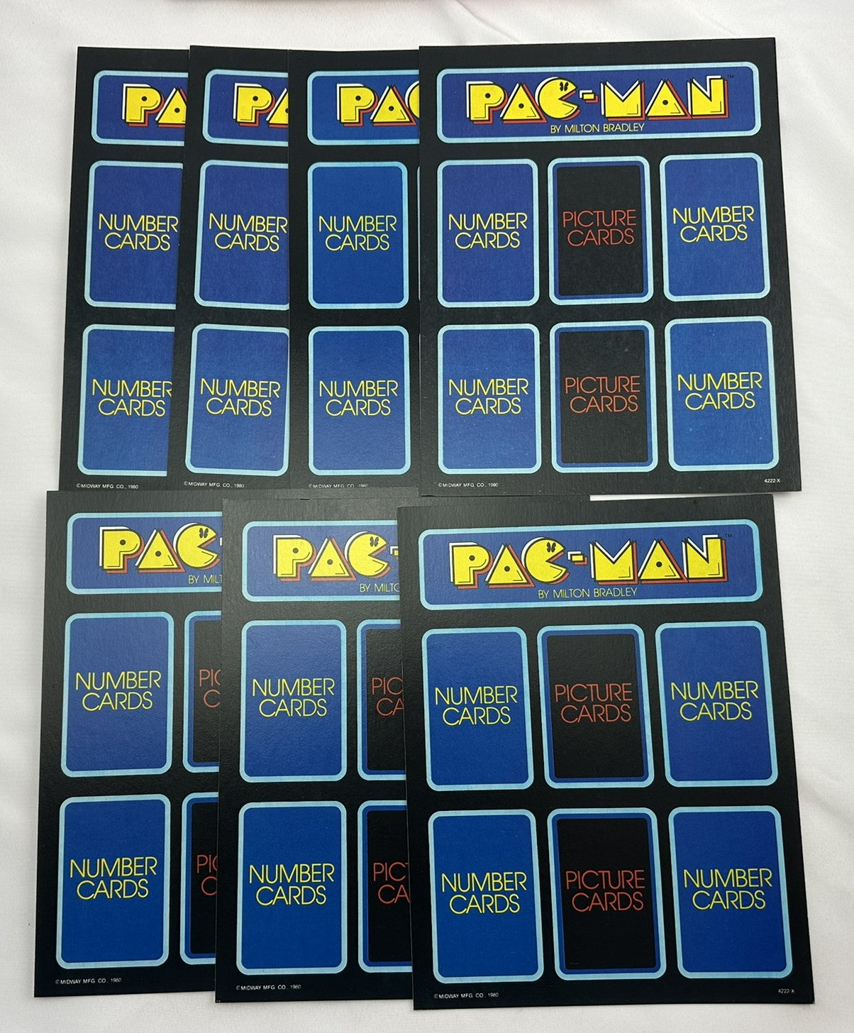 Pac man Card Game - 1982 - Milton Bradley - Great Condition | Mandi's ...