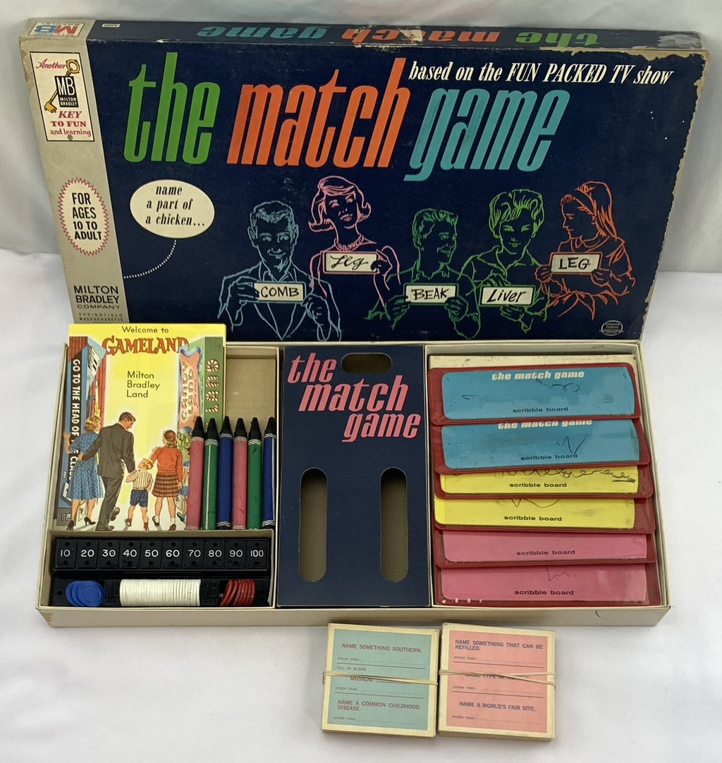 The Match Game - 1963 - Milton Bradley - Great Condition