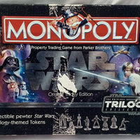 Monopoly Game Star Wars Original Trilogy Edition - 2004 - Parker Brothers - Good Condition