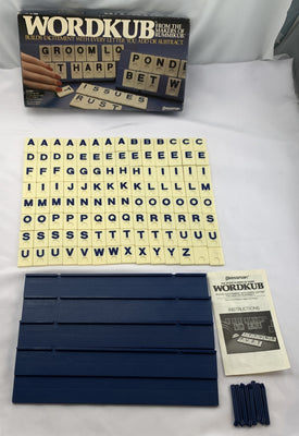 Wordkub Game - 1985 - Pressman - Great Condition