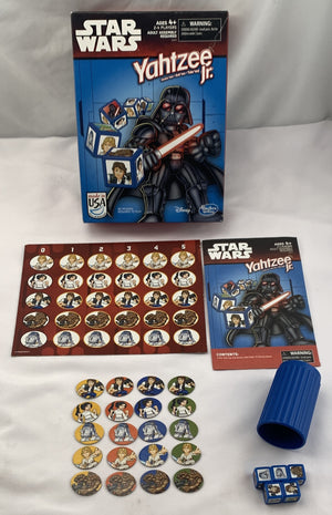 Star Wars Yahtzee Jr Game - 2015 - Hasbro - Great Condition