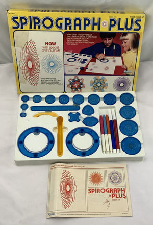 Spirograph Plus - 1983 - Kenner - Great Condition