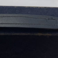 Backgammon Game 18"x11" Blue Felt - Complete - Great Condition