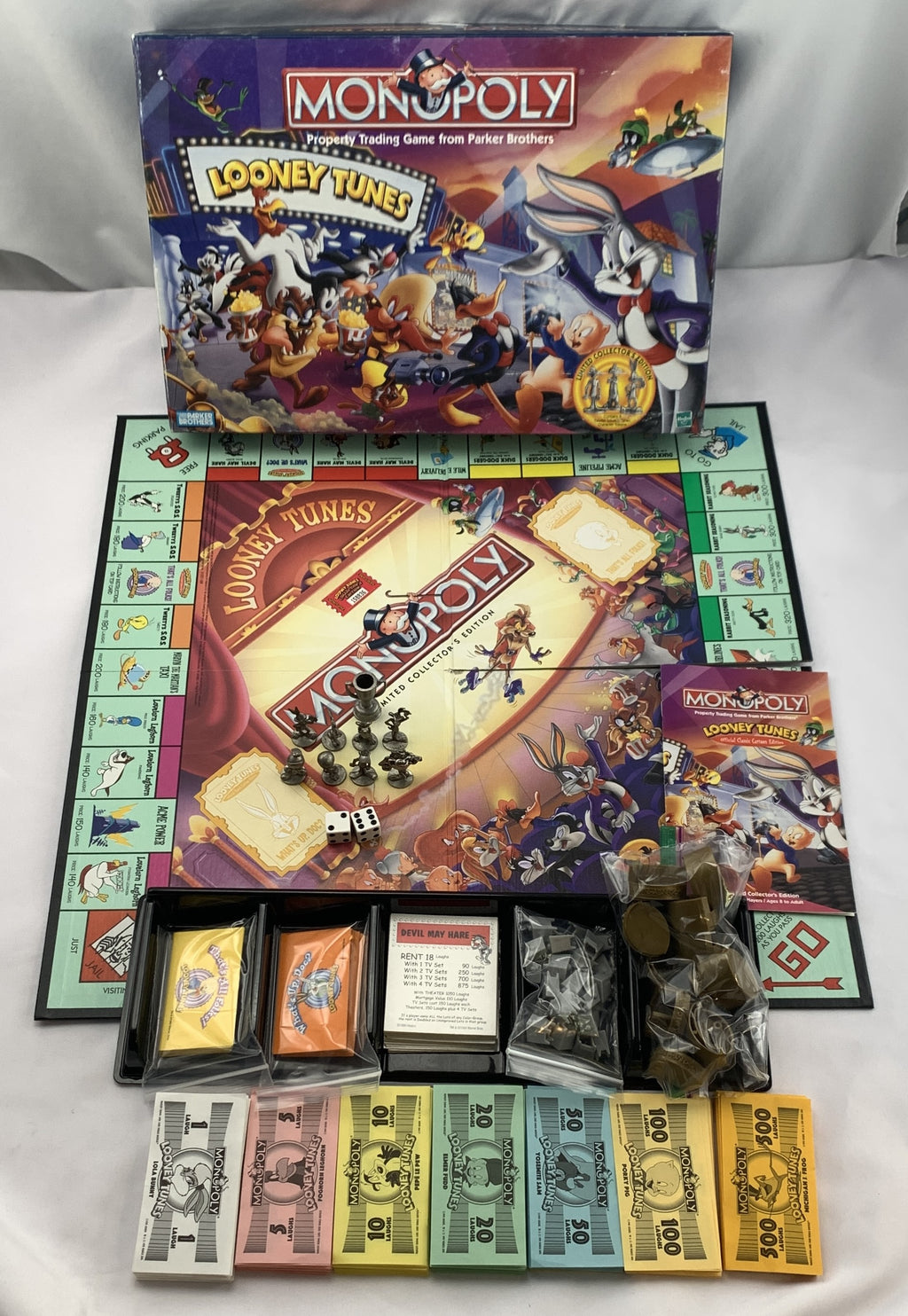 Looney Tunes Monopoly - 1999 - Parker Brother - Great Condition