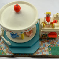 1971 Fisher Price Little People Play Family Merry Go Round #111 - 1971 - Great Condition