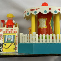 1971 Fisher Price Little People Play Family Merry Go Round #111 - 1971 - Great Condition