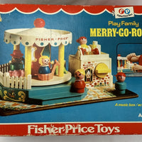 1971 Fisher Price Little People Play Family Merry Go Round #111 - 1971 - Great Condition