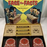 Face the Facts Board Game - 1961 - Lowell Toy - Very Good Condition