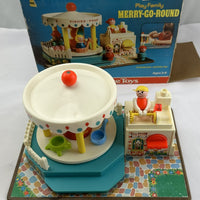 1971 Fisher Price Little People Play Family Merry Go Round #111 - 1971 - Great Condition