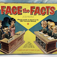 Face the Facts Board Game - 1961 - Lowell Toy - Very Good Condition