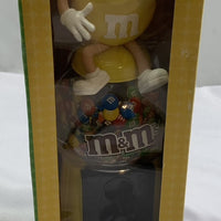 M & M's Yellow Novelty Dispenser and Coin Bank - 2008 - New