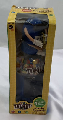M & M's Blue Novelty Dispenser and Coin Bank - 2008 - New