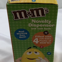 M & M's Blue Novelty Dispenser and Coin Bank - 2008 - New