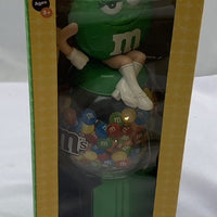 M & M's Green Novelty Dispenser and Coin Bank - 2008 - New