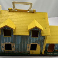 Fisher Price Little People Family Play House - 1969 - Very Good Condition