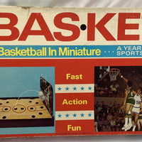 Bas-ket Game Miniature Basketball - 1973 - Cadaco - Good Condition