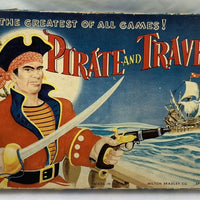 Pirate and Traveler Game - 1953 - Milton Bradley - Good Condition