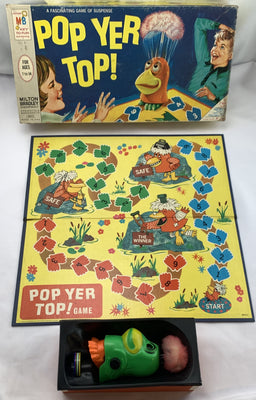 Pop Yer Top Game - 1968 - Milton Bradley - Good Condition