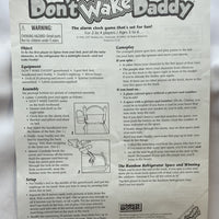 Don't Wake Daddy Game - 1997 - Milton Bradley - Great Condition