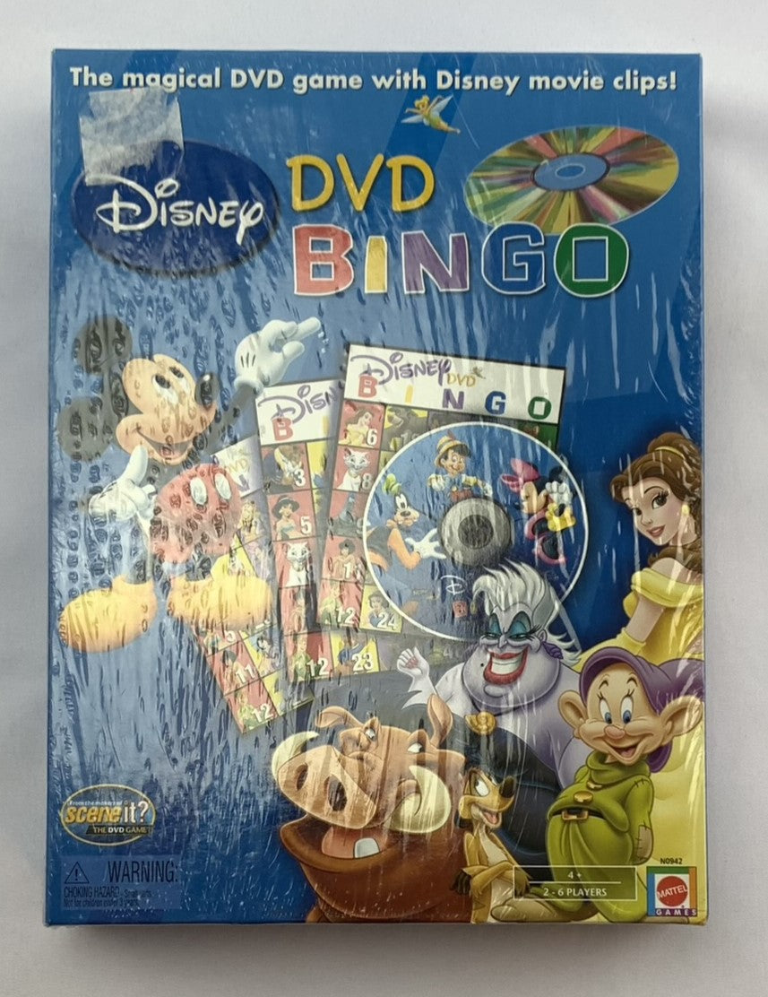 Disney DVD Bingo - 2005 - Mattel - New