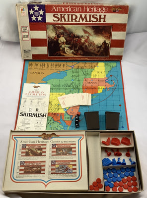 Skirmish Board Game - 1975 - Milton Bradley - Very Good Condition
