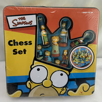 Simpsons Chess Set in Tin - 2000 - Cardinal - New/Sealed