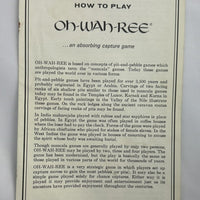 Oh-Wah-Ree Game - 1967 - 3M - Very Good Condition