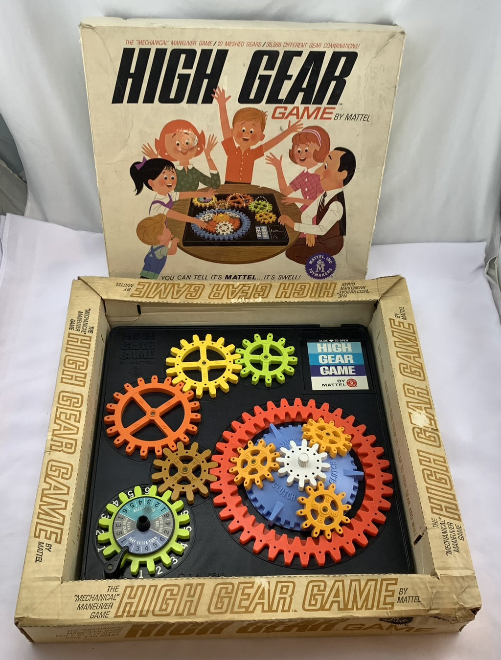 High Gear Game - 1962 - Mattel - Great Condition