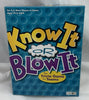 Know It Or Blow It Game - 2009 - Patch Games - Great Condition
