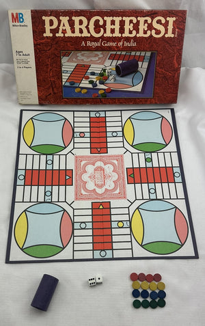 Parcheesi Game - 1989 - Milton Bradley - Good Condition | Mandi's Attic ...