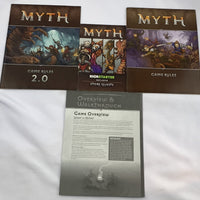 Myth Board Game Kickstarter w/Expansion, Many Extras - 2014 - Megacon - New
