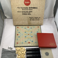 Deluxe Scrabble Turntable Game - 1954/48 - Selchow & RIghter - Great Condition