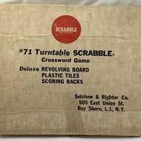 Deluxe Scrabble Turntable Game - 1954/48 - Selchow & RIghter - Great Condition