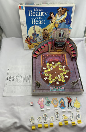 Beauty and the Beast 3D Game - 1991 - Milton Bradley - Great Condition