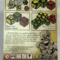Zombie Dice Game - 2015 - Steve Jackson Games - New