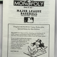 MLB Collectors Monopoly - 2005 - Parker Brothers - Great Condition